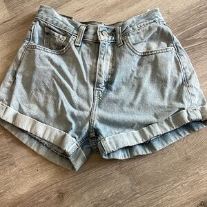 Levi’s High Waisted Jean Shorts